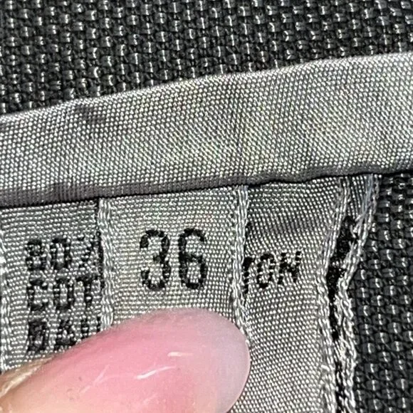 Vintage Replay Blue Jeans Regular Fit Anbass Pants in Charcoal - Size 36 - Italy - Picture 12 of 15